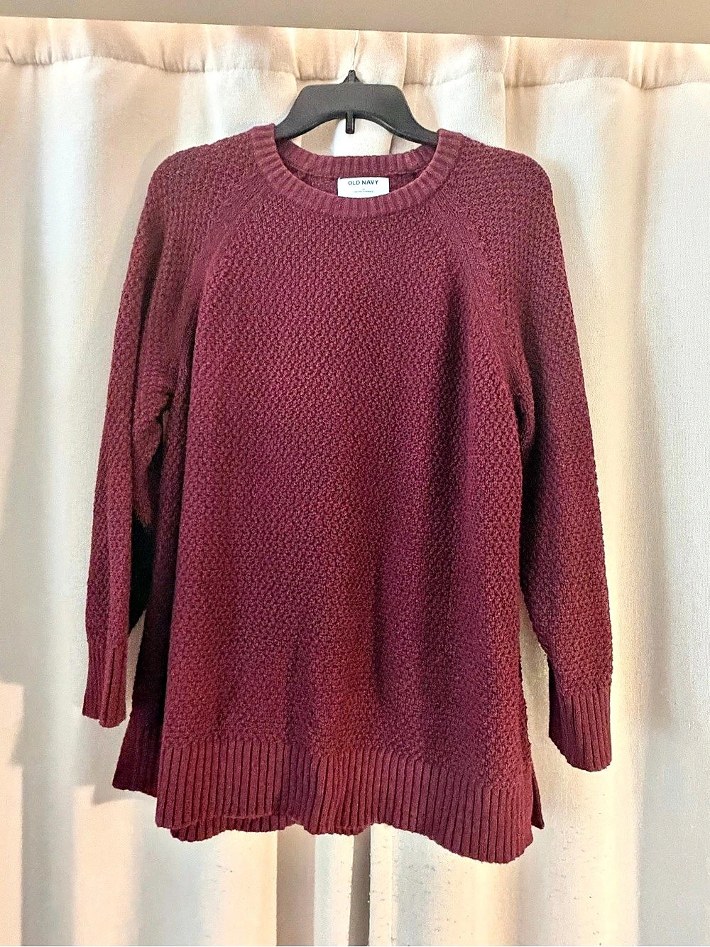 Old Navy Burgundy Crewneck Sweater